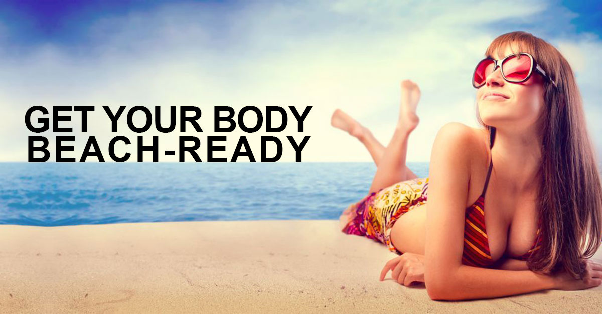 Get-Your-Body-Beach-Ready at synergy hair and beauty salon in studley