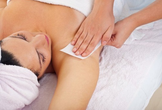 Underarm waxing at synergy beauty salon in studley