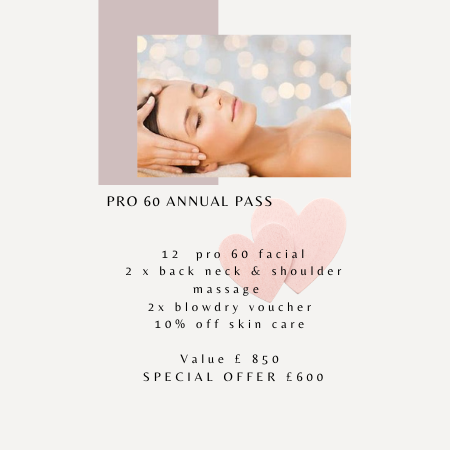 pro 60 annual pass at Synergy beauty salon in Studley Redditch