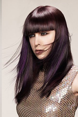 thumbs AFFINAGE straight blunt hairstyle