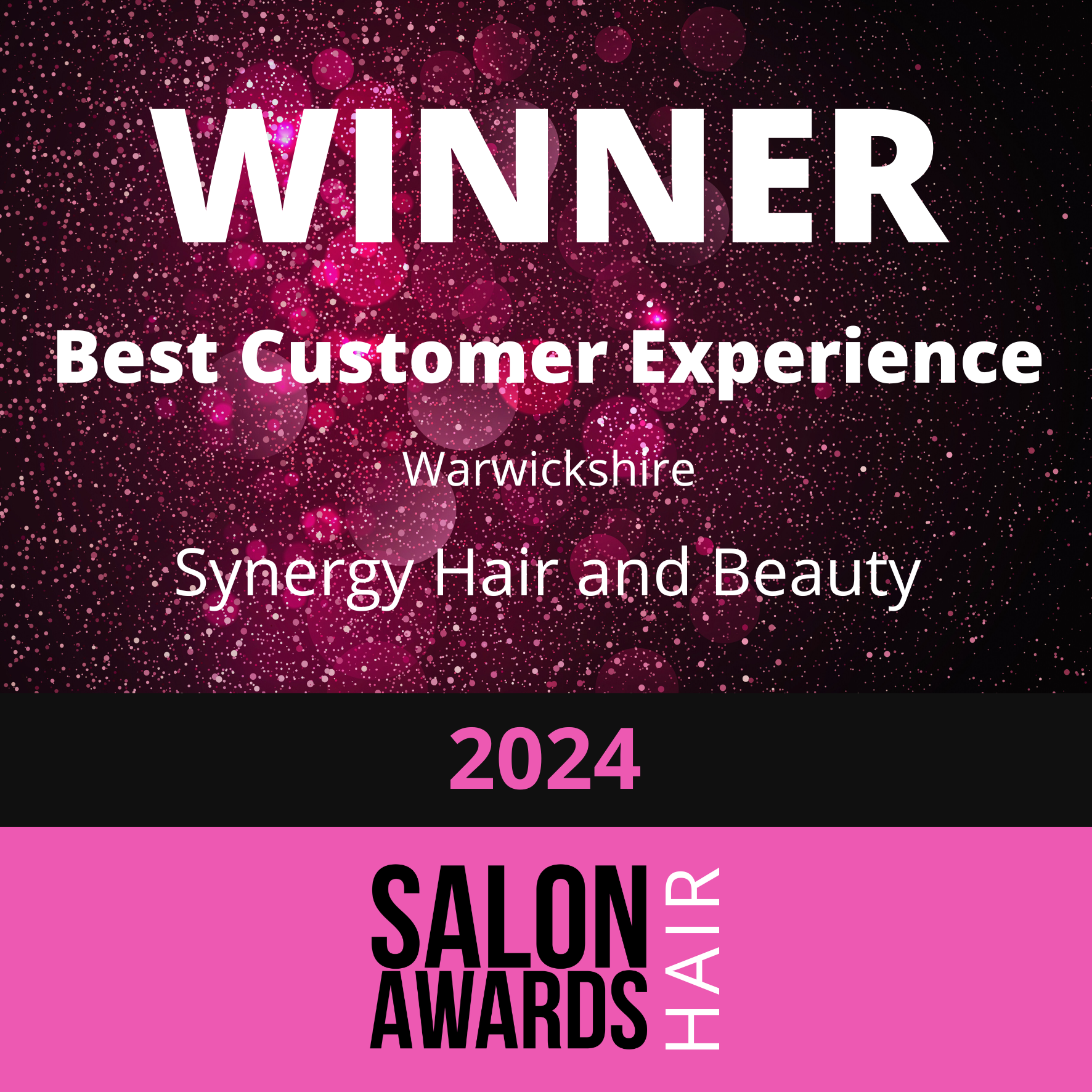 Synergy Hair & Beauty Salon in Studley Salon Awards Winners 2024 Synergy Hair & Beauty Salon in Studley Salon Awards Winners 2024