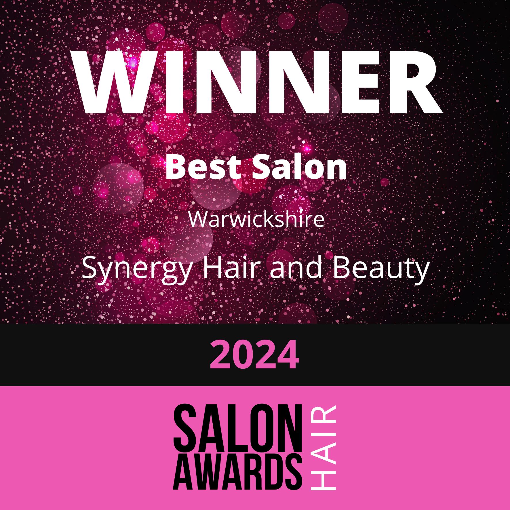 Synergy Hair & Beauty Salon in Studley Salon Awards Winners 2024 Synergy Hair & Beauty Salon in Studley Salon Awards Winners 2024
