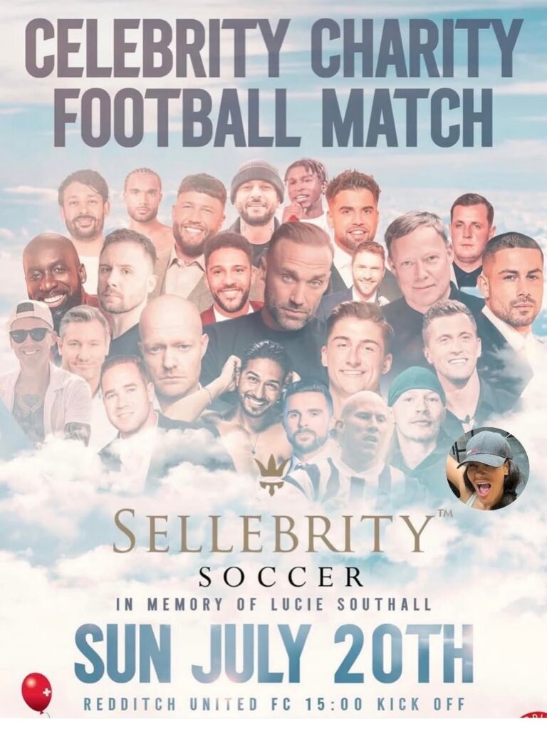 Salon Owner Maxine Joined the Celeb Line Up for Sellebrity Soccer!